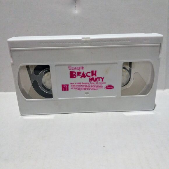 Barneys Beach Party (VHS, 2001)-Hit Entertainment-White Tape-Clamshell - Picture 5 of 7